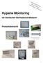 Hygiene Monitoring. mit chemischen Sterilisationsindikatoren. Produktübersicht