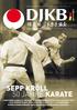Sepp Kröll 50 Jahre Karate