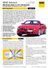 ADAC Autotest. Seite 1 / Alfa Romeo Spider 2.2 JTS 16V Exclusive. ADAC Testergebnis Note 2,4. Zweitüriger Roadster der Mittelklasse (136 kw / 185 PS)