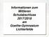 Informationen zum Mittleren Schulabschluss 2017/2018 am Goethe-Gymnasium Lichterfelde