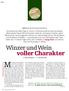 Winzer und Wein voller Charakter Text Barbara Klingbacher. Fotos Hans-Peter Siffert