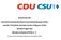 Antworten der Christlich Demokratischen Union Deutschlands (CDU) und der Christlich-Sozialen Union in Bayern (CSU) auf die Fragen des Bundesverbands