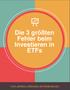 Die 3 größten Fehler beim Investieren in ETFs