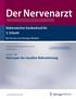 Der Nervenarzt. Elektronischer Sonderdruck für S. Schuett. Störungen der visuellen Wahrnehmung. Ein Service von Springer Medizin.