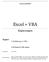Excel + VBA. Ergänzungen. Kapitel 1 Einführung in VBA Namen in VBA nutzen HARALD NAHRSTEDT. Erstellt am