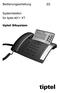 Bedienungsanleitung. Systemtelefon für tiptel 4011 XT. tiptel 84system. tiptel