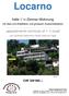 Locarno. helle 1 ½-Zimmer-Wohnung. mit See-und Stadtblick und grossem Aussichtsbalkon ... appartamento luminoso di 1 ½ locali