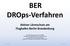 BER DROps-Verfahren Aktiver Lärmschutz am Flughafen Berlin Brandenburg
