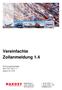Vereinfachte Zollanmeldung 1.4. Schulungsunterlage DAKOSY GE 5.3 Stand 2017/05. Mattentwiete Hamburg