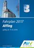 Fahrplan 2017 A f fi n g