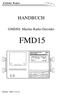 HANDBUCH. GMDSS Marine Radio Decoder FMD15. Oktober 2006 V 4/5.xx