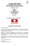 II. IMC SGP International Masters Sommer Grand Prix vom 27. September bis 30. September 2007 in. Einsiedeln Schweiz. Einladung und Ausschreibung