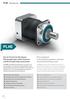 PLHE. PLHE Economy Line. This is progress: In this planetary gearbox, precision and cost effectiveness meet