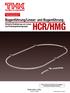 HCR/HMG. Bogenführung/Linear- und Bogenführung. Einfache Realisierung von Linearund Kreisbogenbewegungen. Konform mit den neuen Genauigkeitsklassen
