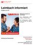 Leimbach informiert. Ausgabe Juni Mitmachen kommt vor dem Rang! Das Feldschiessen 2017 findet in Unterkulm statt.