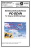Betriebsanleitung Software PC-SCAN Für Simprop SCAN Empfänger