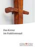 Das Kreuz im Fraktionssaal
