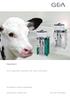 DairyFeed J. Für ein gesundes Wachstum der neuen Generation. GEA Milking & Cooling WestfaliaSurge