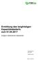 Ermittlung des langfristigen Kapazitätsbedarfs zum