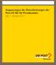 Anpassungen der Dienstleistungen der Post CH AG für Privatkunden per 1. Januar 2017