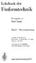 Lehrbuch der. Umformtechnik~ Kurt Lange. Band 2 Massivumformung. Springer-Verlag Berlin Heidelberg GmbH Herausgegeben von