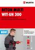 BETON MULTI WIT-UH 300