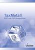 TaxMetall. ERP mit CAD Integration
