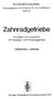 KonstruktionsbOcher. Herausgegeben von Professor Dr.-Ing. K. Kollmann Band 26. Zahnradgetriebe