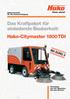 Das Kraftpaket für einladende Sauberkeit: Hako-Citymaster 1800TDI
