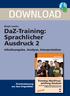 DOWNLOAD. Inhaltsangabe, Analyse, Interpretation. Birgit Lascho DaZ-Training: Sprachlicher Ausdruck 2. Downloadauszug aus dem Originaltitel: