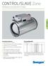 CONTROL/SLAVE Zone. Zonenklappe für das System WISE von Swegon