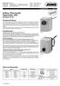 Aufbau-Thermostat Typenreihe ATH Schutzart IP 54