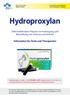 Hydroproxylan. Orthomolekulares Präparat zur Vorbeugung und Behandlung von Arthrose und Arthritis. Information für Ärzte und Therapeuten