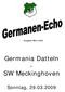Ausgabe März Germania Datteln - SW Meckinghoven