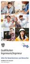 Qualifikation Ingenieurin/Ingenieur. Infos für Bewerberinnen und Bewerber. Qualifizieren Sie sich jetzt!