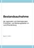 Bestandsaufnahme. der regionalen und überregionalen Frühförder- und Beratungsstellen im Land Brandenburg