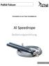 Pallid Falcon. Innovation is our Core Competence. Al Speedrope. Bedienungsanleitung