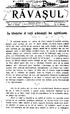 RĂVAŞUL. Adresa: Jokai u. 6. Abonamentul pe 1 an. 10 cor,» pe o jumătate de an 5 cor. lin tălmăcitor al vieţii ardeleneşti: Ion Agàrbiceann.