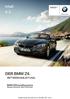 Inhalt A-Z. Betriebsanleitung zum Fahrzeug. Freude am Fahren DER BMW Z4. BETRIEBSANLEITUNG. Online Version für Sach-Nr VI/14