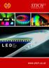 STICH R STICH. L E D Light.  L I C H T M A N A G E M E N T. Lichtlösungen vom Profi. Emitting Diodes