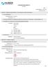 SICHERHEITSDATENBLATT