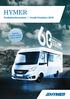 HYMER Produktinformation Vorab-Preisliste Inklusive HYMER Original Teile & Zubehör
