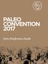 PALEO CONVENTION Dein Konferenz-Guide