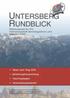 UNTERSBERG RUNDBLICK. Mitteilungsblatt der IPA Verbindungsstelle Berchtesgadener Land Ausgabe