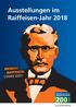 Ausstellungen im Raiffeisen-Jahr 2018