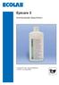 Epicare 3. Antimikrobielle Waschlotion. geeignet für den Lebensmittelbereich parfüm- und farbstofffrei
