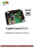 LightControl V1.1. Handbuch für den Aufbau des Löt-Bausatz. Seite 1