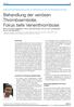 Behandlung der venösen Thromboembolie, Fokus tiefe Venenthrombose
