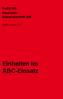 FwDV 500 Feuerwehr- Dienstvorschrift 500. Stand Januar Einheiten im ABC-Einsatz
