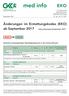 med info Änderungen im Erstattungskodex (EKO) ab September 2017 Informationsstand September 2017